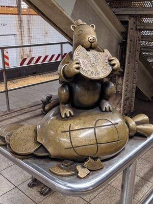 Life Underground in 14th Street Station, New York