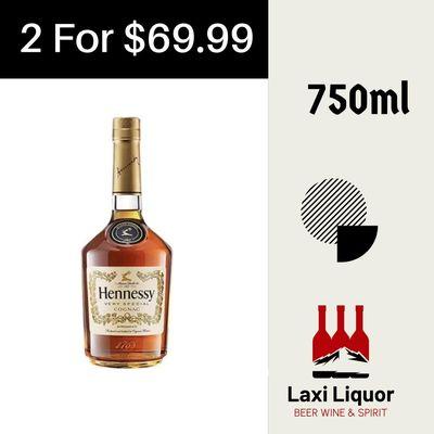 Hennessy 750ml (2 For $69.99)