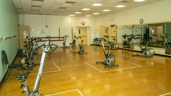 Our Cycling classes have been spaced out for your safety.