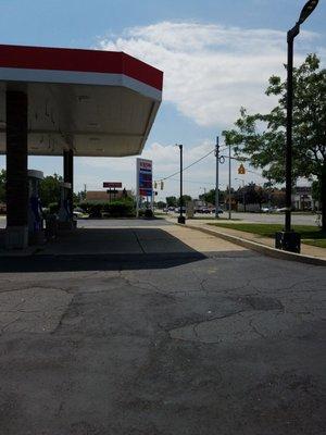 Used to be a Clark gas station now it's an Exxon Mobil gas and St Clair Shores 2.22