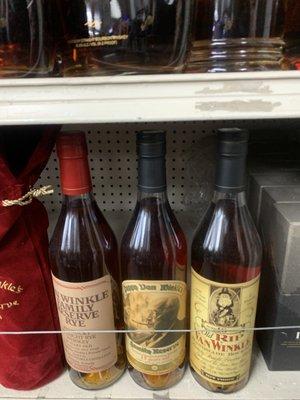 Pappy Van Winkle's at Clyde's Liquor.  Check out the price at www.Clydesliquor.com