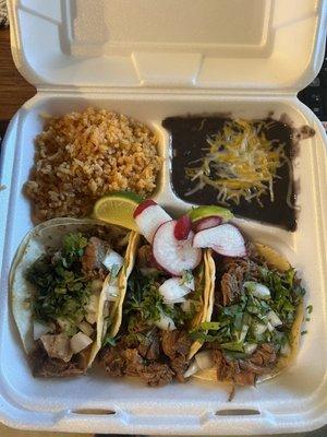 3 tacos