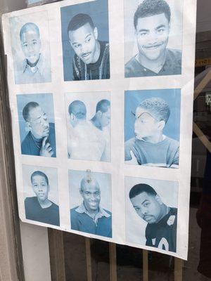 Little known "fact", before he became famous, none other than Tracy Morgan modeled for this barbershop... probably