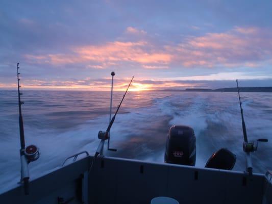 Halibut Fishing from Ninilchik, Alaska.