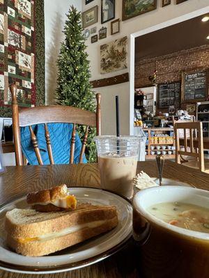 Christmas at The Wired Rooster Coffee Shop in Caledonia, Minn.