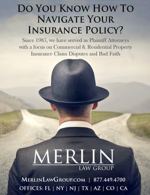 Since 1985, we have served as Plaintiff Attorneys with a focus on Commercial & Residential Property Insurance Claim Disputes.