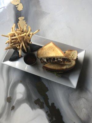 Short rib grilled cheese