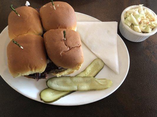 Best Meatloaf sliders on earth. No really, spectacular!