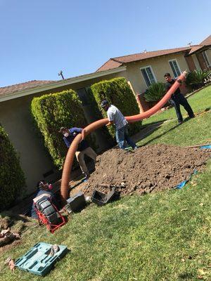 Sewer Liner install