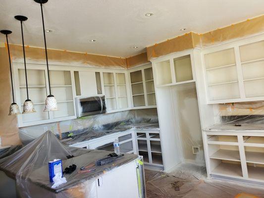 Kitchen cabinets