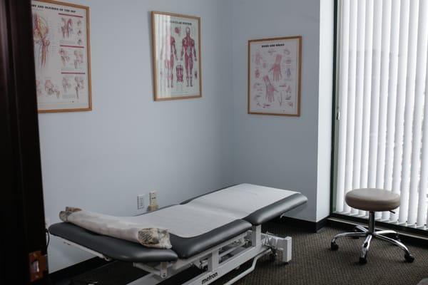 One of our five private treatment rooms