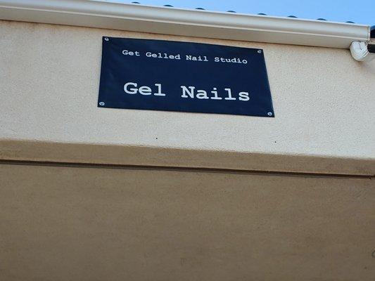 Gel nails located inside Toms barbershop