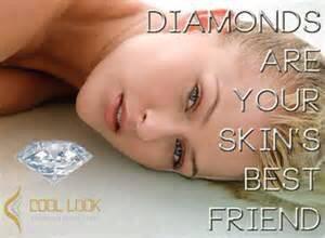 Let me use our diamond derm abrasion machine to show your glowing natural beauty