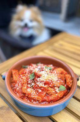 Trippa: Slow Braised Tripe in Tomato and Pancetta, Nepitella, Pecorino Romano | $14 (If you love offal, get this!)