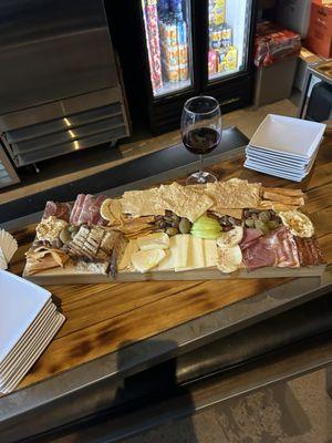 Charcuterie and cheese board