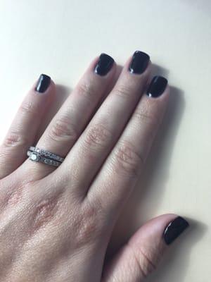 My gel OPI mani in Lincoln Park after Dark