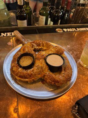 Jalapeno Cheddar Jack Pretzel.