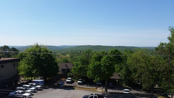 View from the balcony.