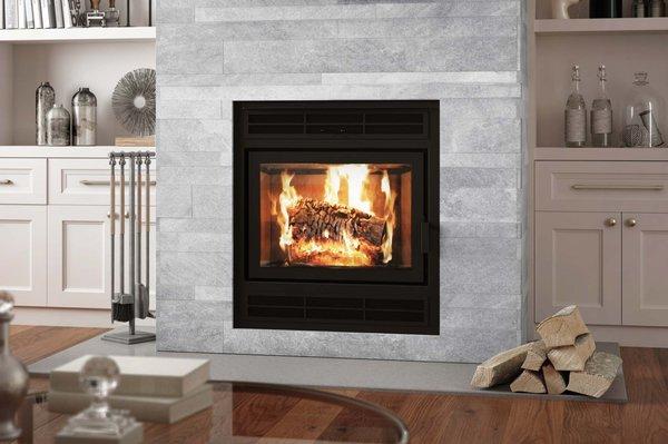 Ambiance Elegance 40 wood fireplace w/ soapstone firebox