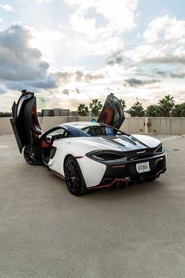 McLaren 570s 3M Satin White w/ Ceramic Coating