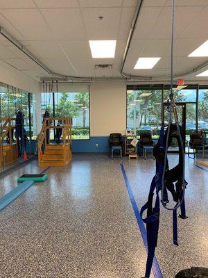 2020: SOS (safety overhead support) creates a safe yet challenging environment to treat vestibular, balance, and concussive disorders.