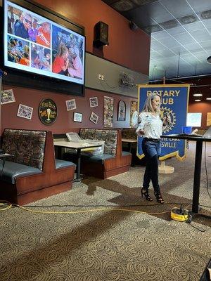 Victory Lanes hosts Rotary Club of Top of the Lake Mooresville, the Mooresville Lions Club and The Evening Exchange Club.