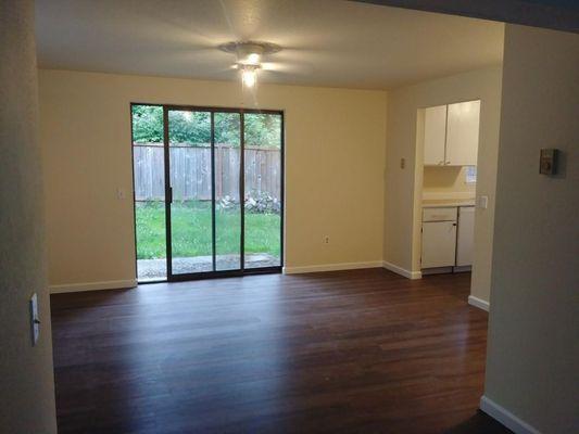 Dining room remodeling.