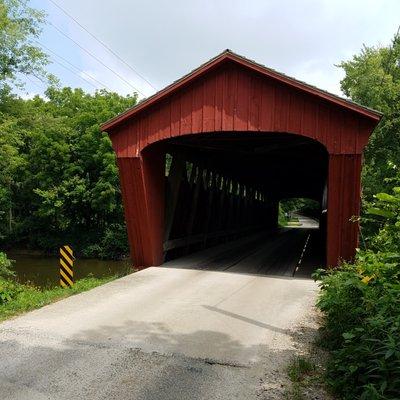 The bridge is still in service though it was built in 1872