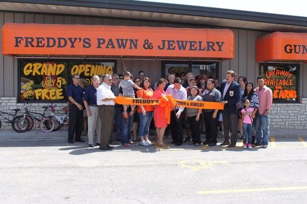 Our Ribbon cutting day