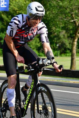 Eric L. IRONMAN Triathlete sponsored by Silver Sports Therapy 2023