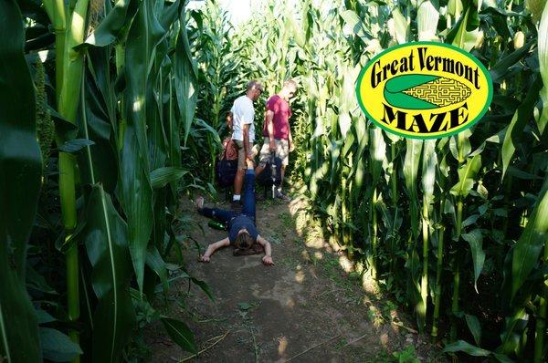 Big maze can take up to 3 hours. pack a lunch or snack. Small maze takes about 40 min