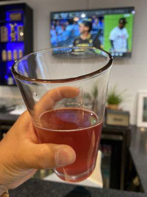 Hard kombucha on tap