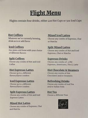 Flight Menu