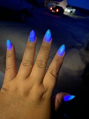 Glow in the dark acrylics