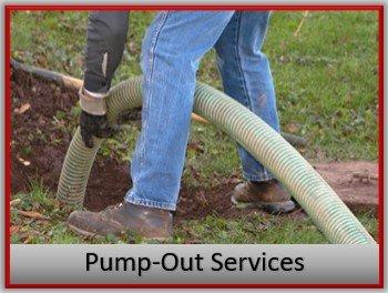 Pump-out Services. Licensed & Insured for Septic System Installation, Maintenance, and Hauling (pump-out) services.