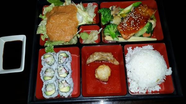 Salmon Teriyaki Bento Box