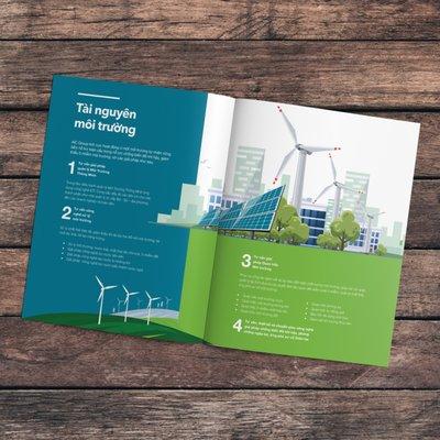 Corporate Brochure Design for Vietnamese Environmental Agency