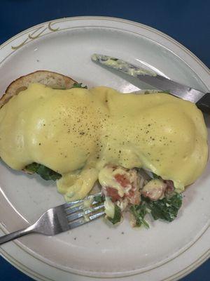 Eggs Benedict (meatless)