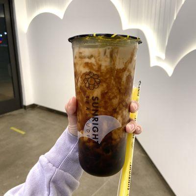 Sunright boba milk tea