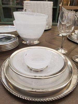 We proudly sell Arte Italica Italian dinnerware. In stock for the holidays!