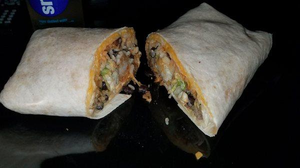 Burrito is damn good.  Add totz.  Trust me.