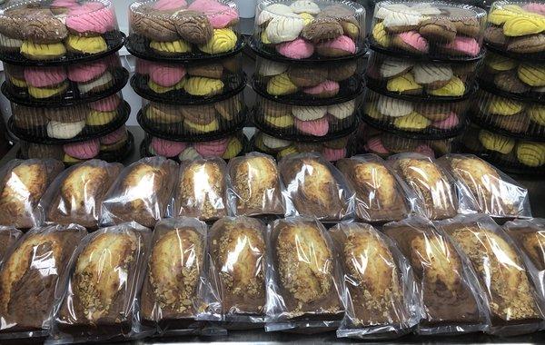 Variedad de pan Dulce