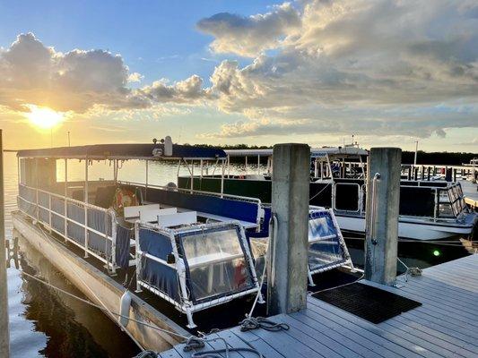 AWE Sunset Boats!