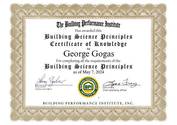 Certified Energy Audit