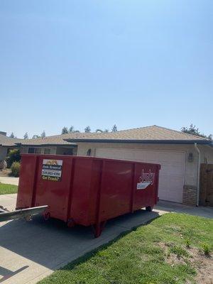 Drive way Safe Dumpster Rentals