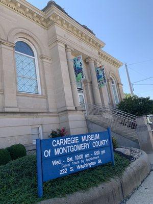 The Carnegie building.