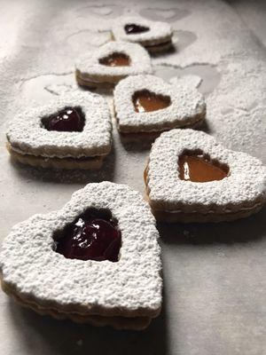 Organic Gluten Free  SUGAR FREE Vegan  Linzer Tarts