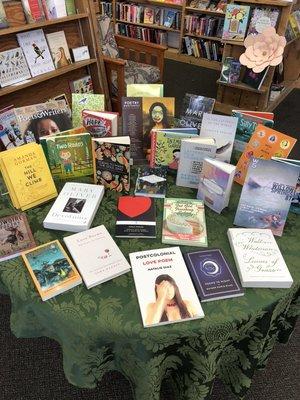 Poetry Month table display