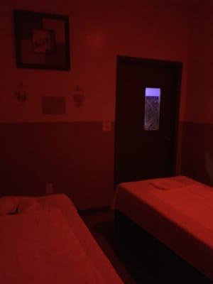 the couple room for body massage