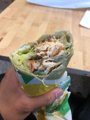 Chicken Caesar wrap $7